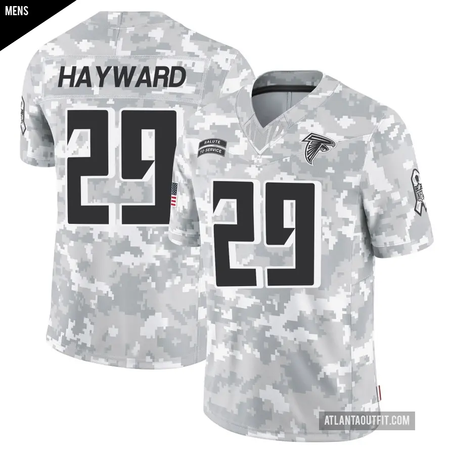 Men's Atlanta Falcons ＃29 Casey Hayward Arctic Camo Limited 2024 Salute to Service Jersey