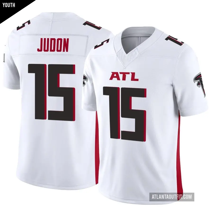 Youth Atlanta Falcons ＃15 Matthew Judon White Limited Vapor F.U.S.E. Jersey