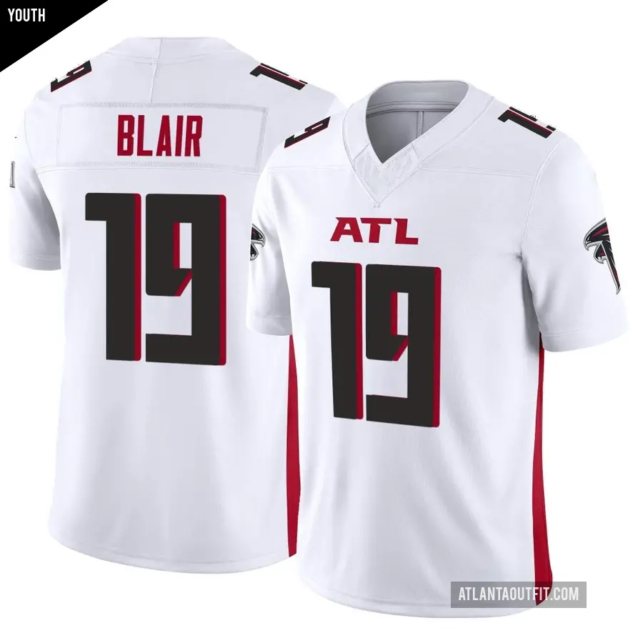 Youth Atlanta Falcons ＃19 Chris Blair White Limited Vapor F.U.S.E. Jersey
