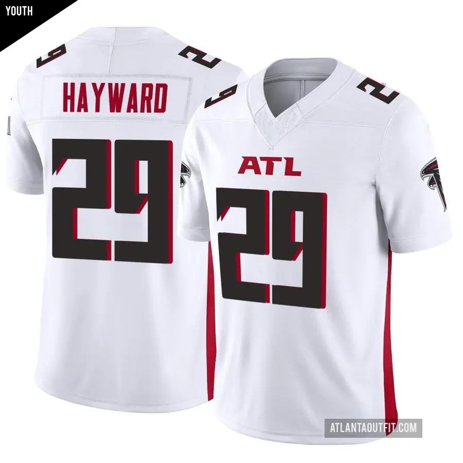 Youth Atlanta Falcons ＃29 Casey Hayward White Limited Vapor F.U.S.E. Jersey