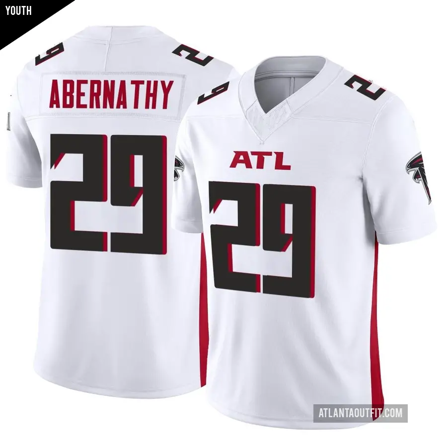 Youth Atlanta Falcons ＃29 Micah Abernathy White Limited Vapor F.U.S.E. Jersey
