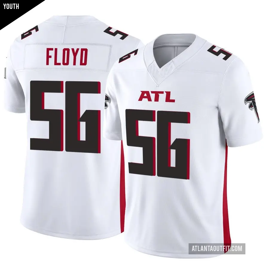 Youth Atlanta Falcons ＃56 Leonard Floyd White Limited Vapor F.U.S.E. Jersey