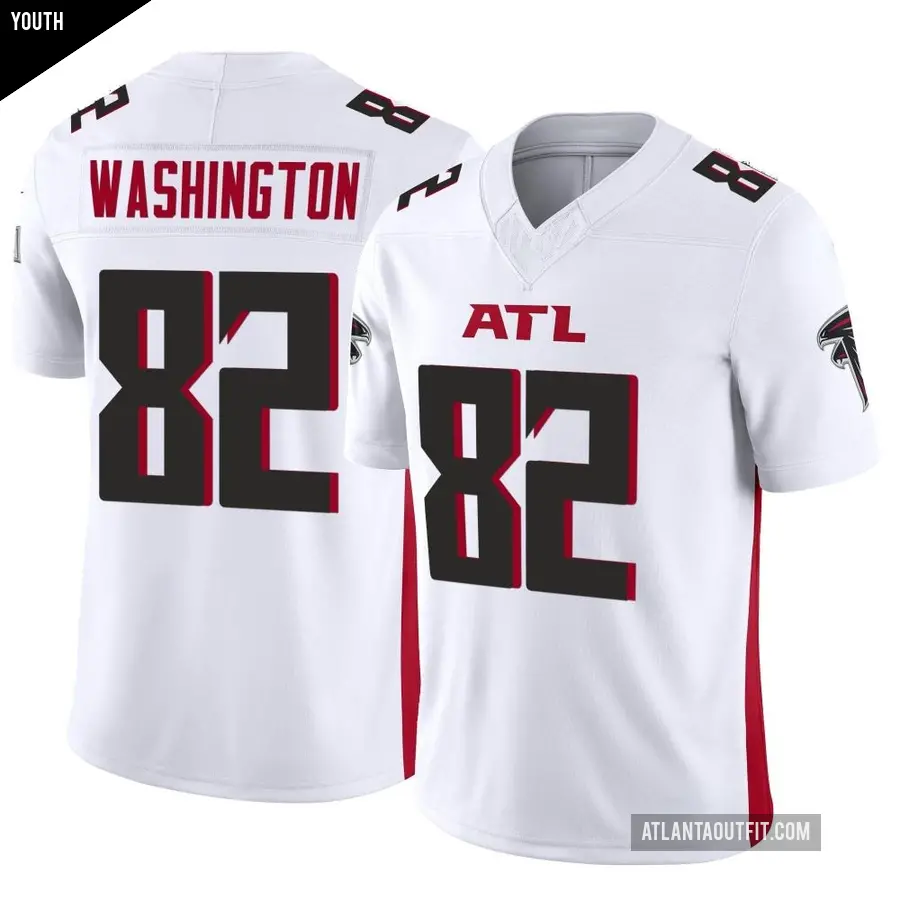 Youth Atlanta Falcons ＃82 Casey Washington White Limited Vapor F.U.S.E. Jersey