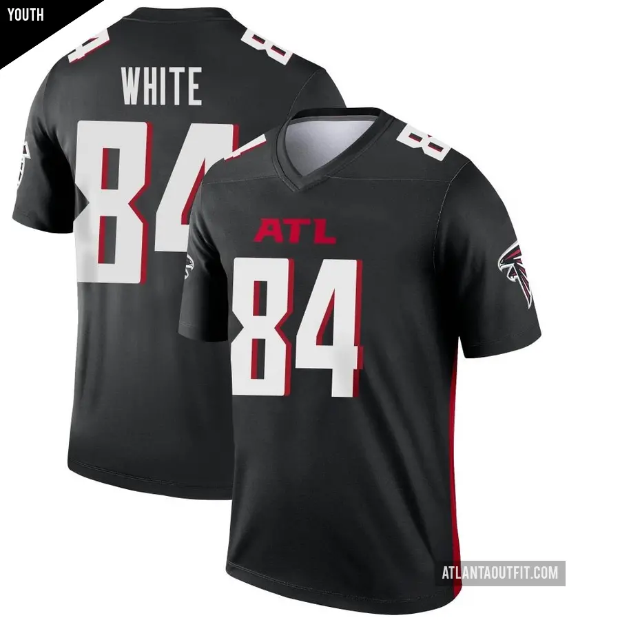 Youth Atlanta Falcons ＃84 Roddy White Black Legend Jersey