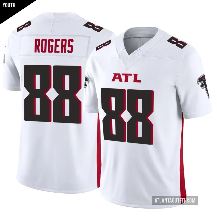 Youth Atlanta Falcons ＃88 Armani Rogers White Limited Vapor F.U.S.E. Jersey