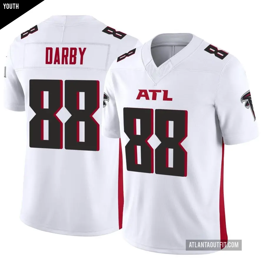 Youth Atlanta Falcons ＃88 Frank Darby White Limited Vapor F.U.S.E. Jersey